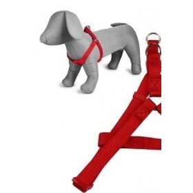 Papillon Pet Products Imbracatura pettorale in nylon di colore rosso