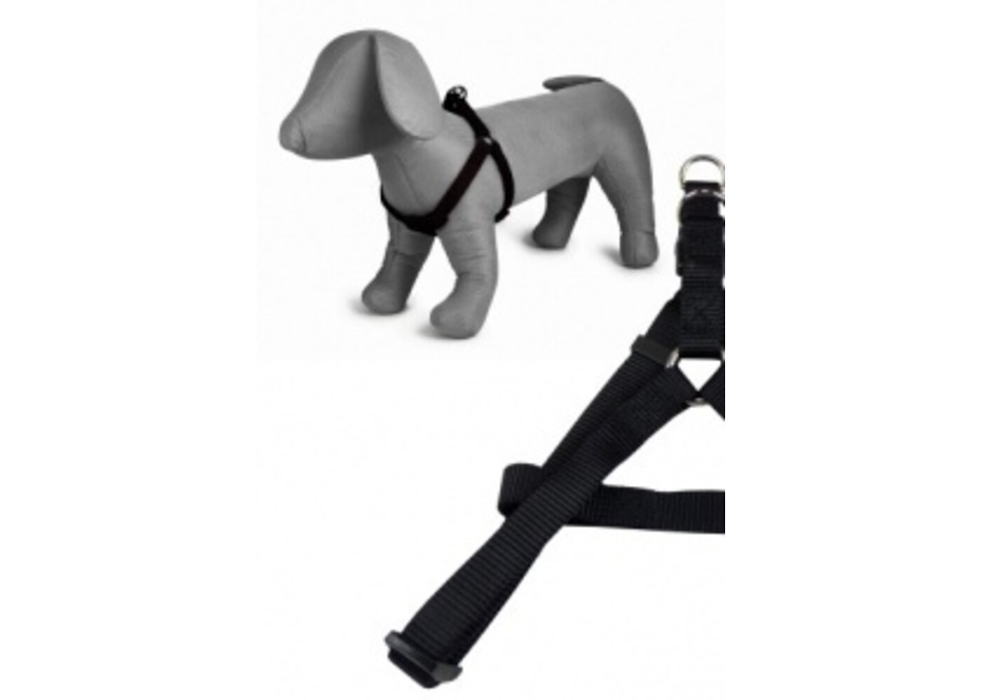 Papillon Pet Products Imbracatura pettorale in nylon di colore nero