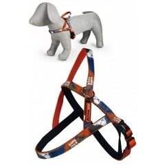 Papillon Pet Products Imbracatura pettorale in nylon X-TRM Rock-N-Roll colore arancione