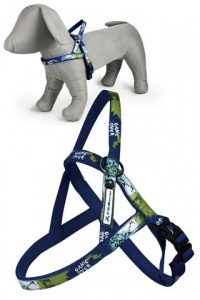 Papillon Pet Products Imbracatura pettorale in nylon X-TRM Rock-N-Roll colore blu