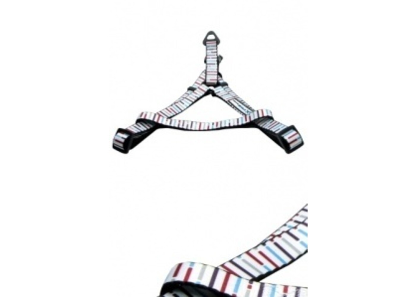 Papillon Pet Products Imbracatura pettorale in nylon X-TRM Sublime colore bianco
