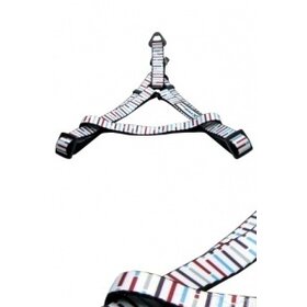 Papillon Pet Products Imbracatura pettorale in nylon X-TRM Sublime colore bianco