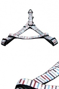 Papillon Pet Products Imbracatura pettorale in nylon X-TRM Sublime colore bianco
