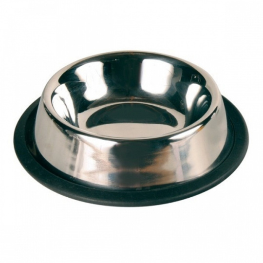 Papillon Pet Products Ciotola in acciaio inox con labbro in gomma 23 cm 0,70 l