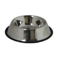 Papillon Pet Products Stainless steel food bowl with rubber rim 29 cm 1.80 l