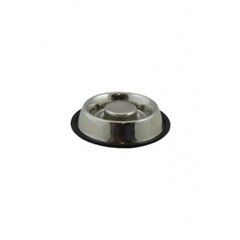 Papillon Pet Products Ciotola in acciaio inox ad alimentazione lenta con bordo in gomma