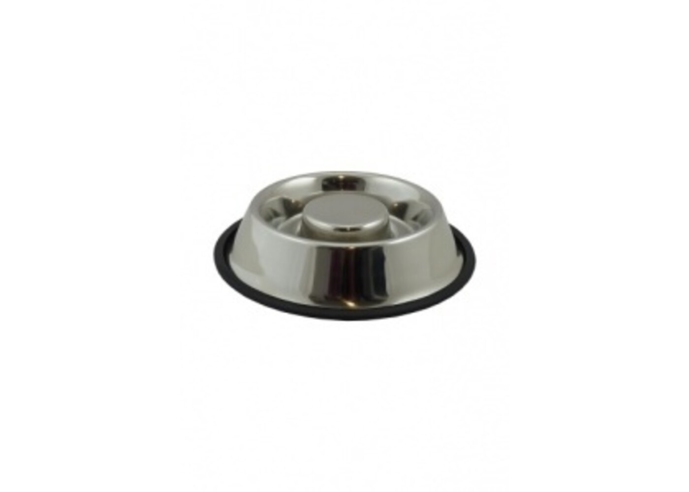 Papillon Pet Products Ciotola in acciaio inox ad alimentazione lenta con bordo in gomma