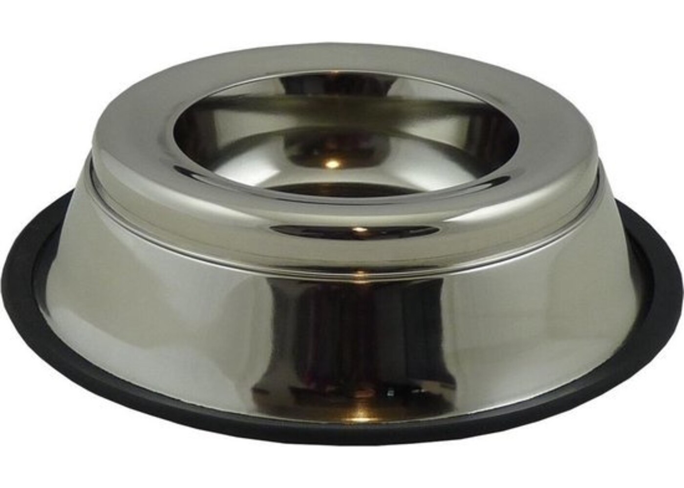 Papillon Pet Products Vaschetta in acciaio inox a prova di fuoriuscita con labbro in gomma