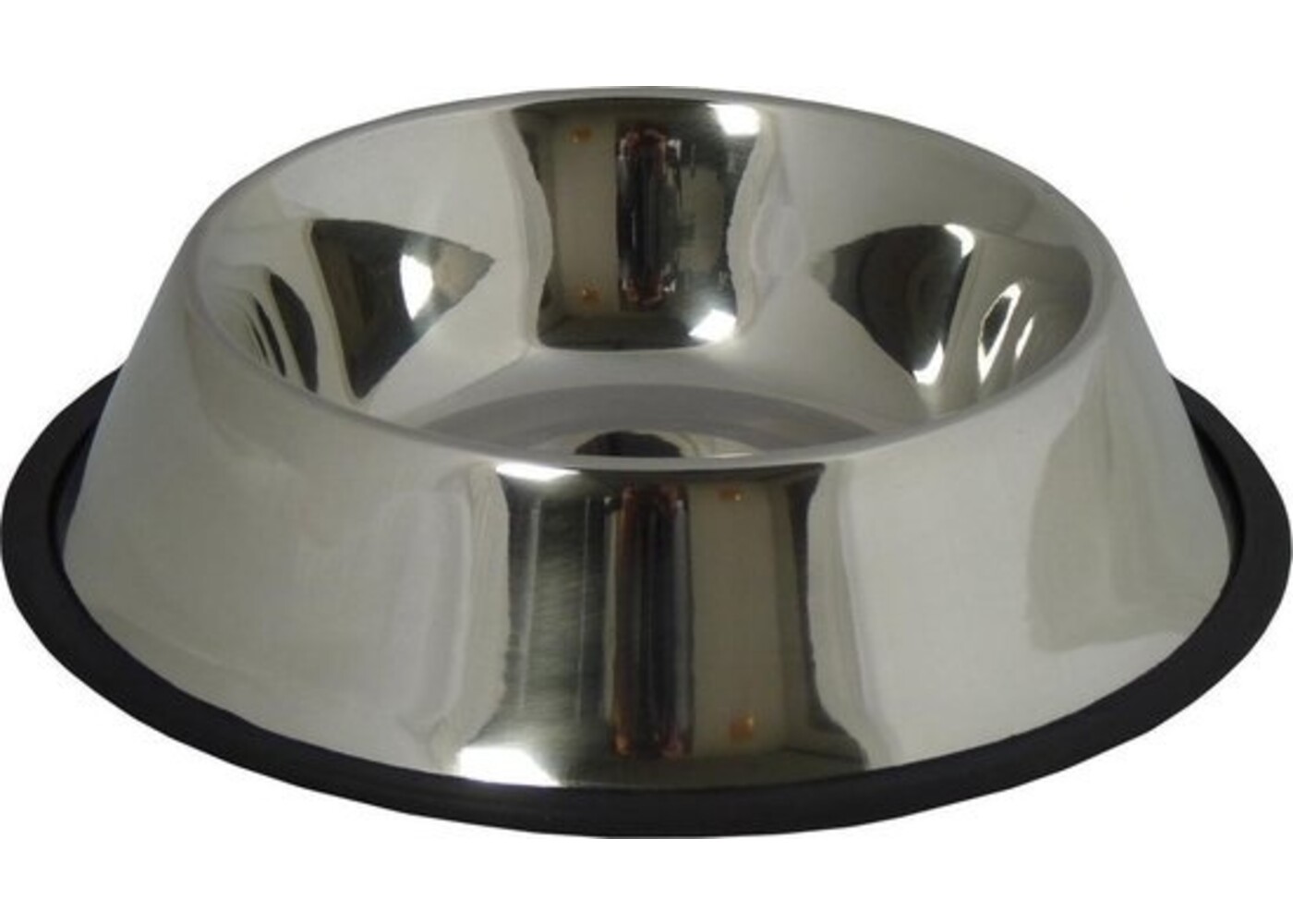 Papillon Pet Products Stainless steel food bowl with rubber lip 33 cm 2.80 l