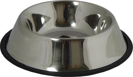 Papillon Pet Products Ciotola in acciaio inox con labbro in gomma 33 cm 2,80 l