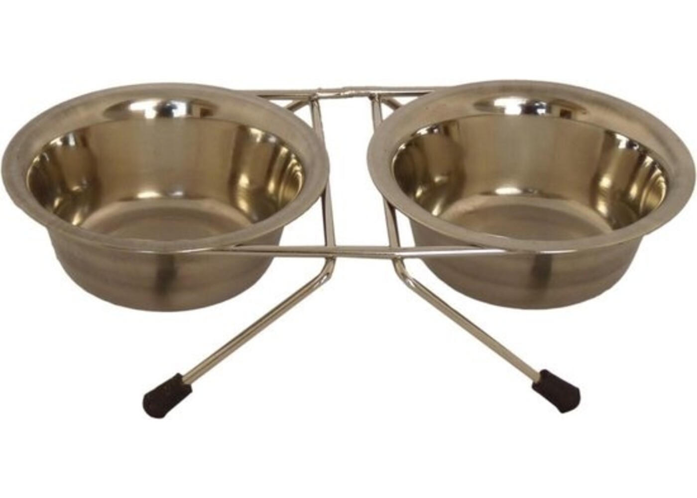 Papillon Pet Products Supporto in acciaio inox con 2 ciotole per alimenti