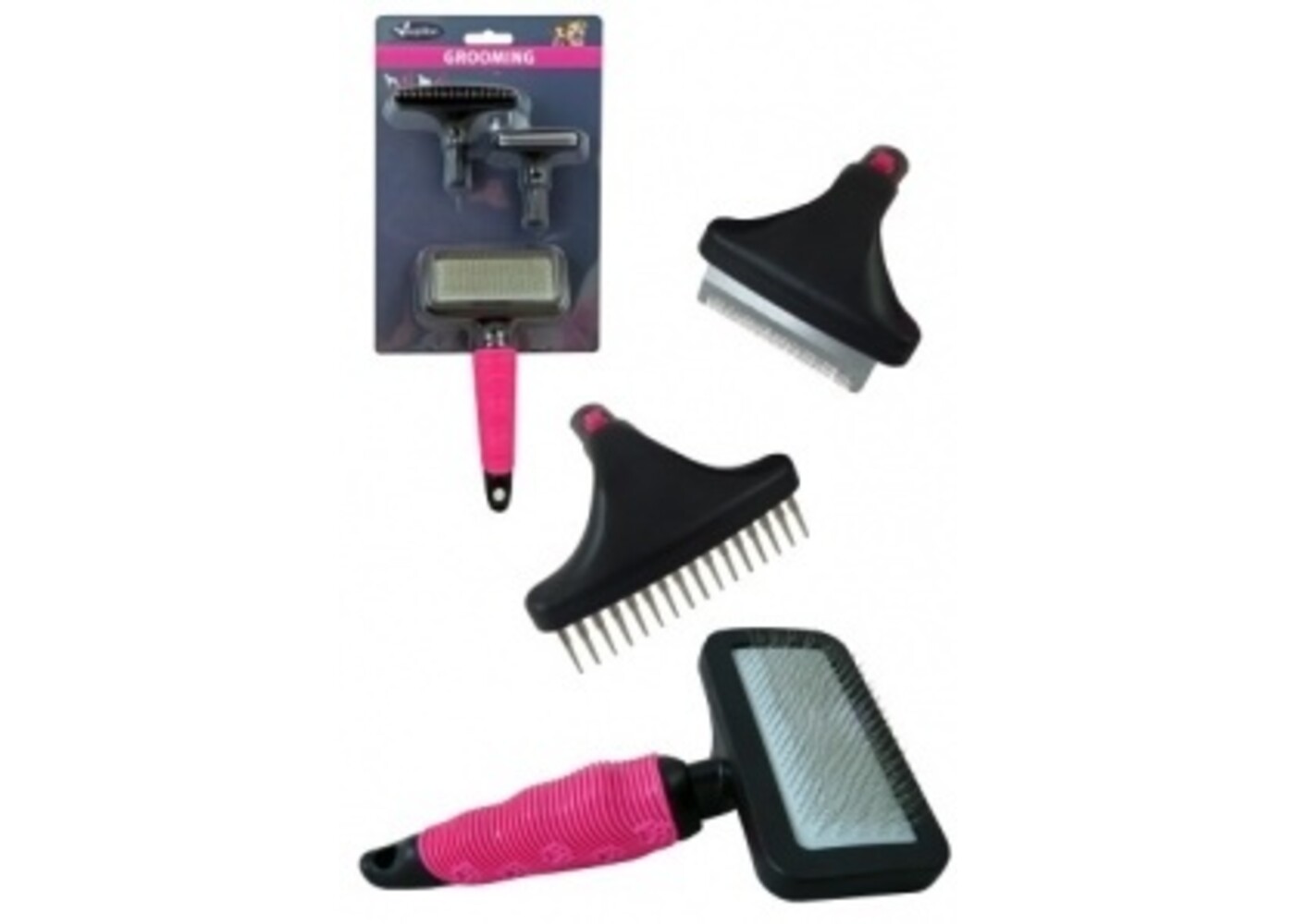 Papillon Pet Products Set di toelettatura intercambiabile 3 in 1
