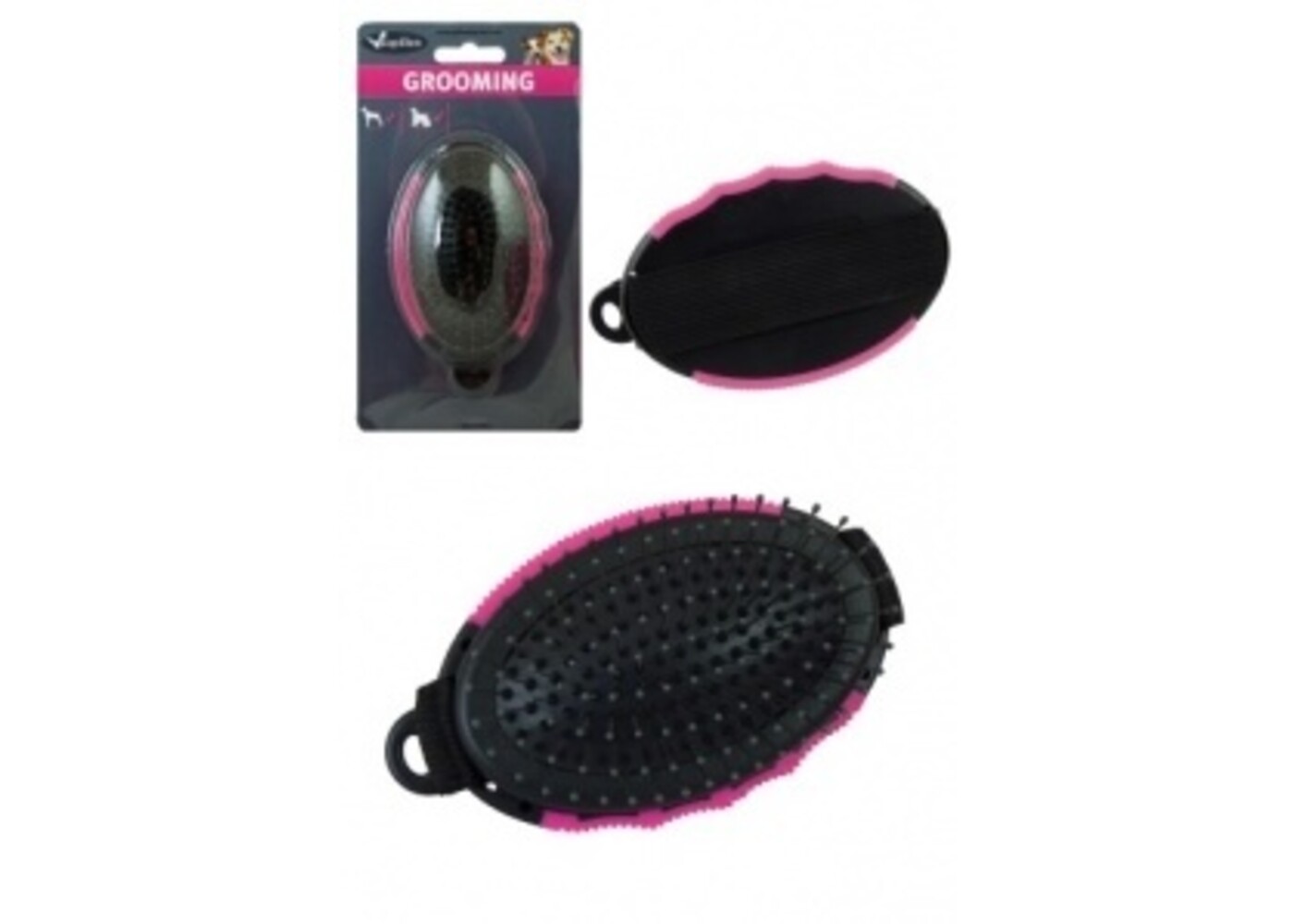 Papillon Pet Products Spazzola a mano ovale