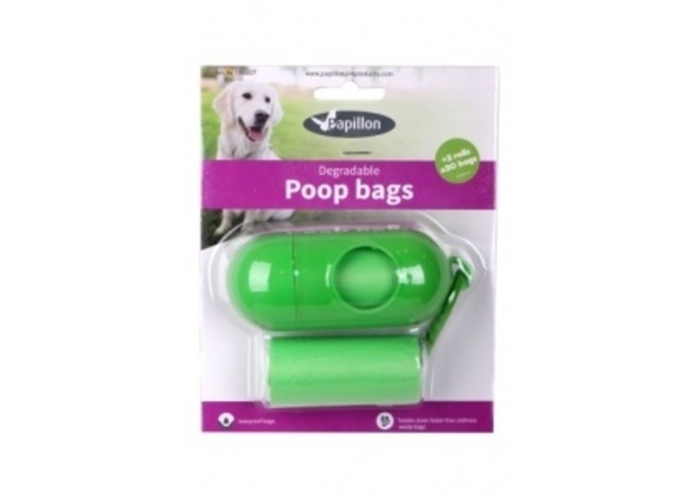 Papillon Pet Products Porta sacchetti per la cacca