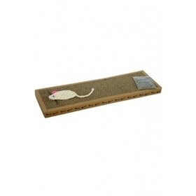 Papillon Pet Products Tiragraffi per gatti in cartone con erba gatta 38 x 12 cm