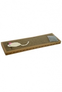 Papillon Pet Products Tiragraffi per gatti in cartone con erba gatta 38 x 12 cm