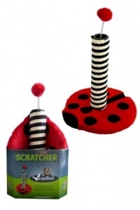 Papillon Pet Products Ladybug scratching post in promotional packaging 43 x 31 x 31 cm