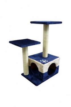 Papillon Pet Products Albero per gatti Vienna 45 x 34 x 70 cm blu/beige