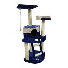 Papillon Pet Products Scratch post Oslo 49 x 49 x 120 cm blue/beige