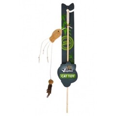 Papillon Pet Products Canna da pesca con pesce su cartoncino