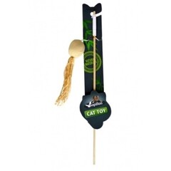 Papillon Pet Products Canna da pesca con pallina su cartoncino