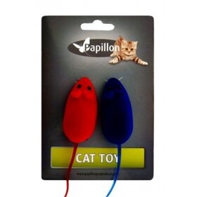 Papillon Pet Products Samtmaus auf Karte