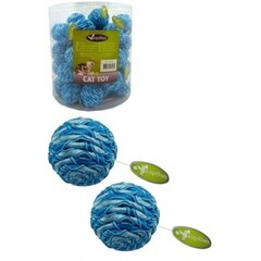 Papillon Pet Products Kugel 4cm blau/silber mit Ratsche