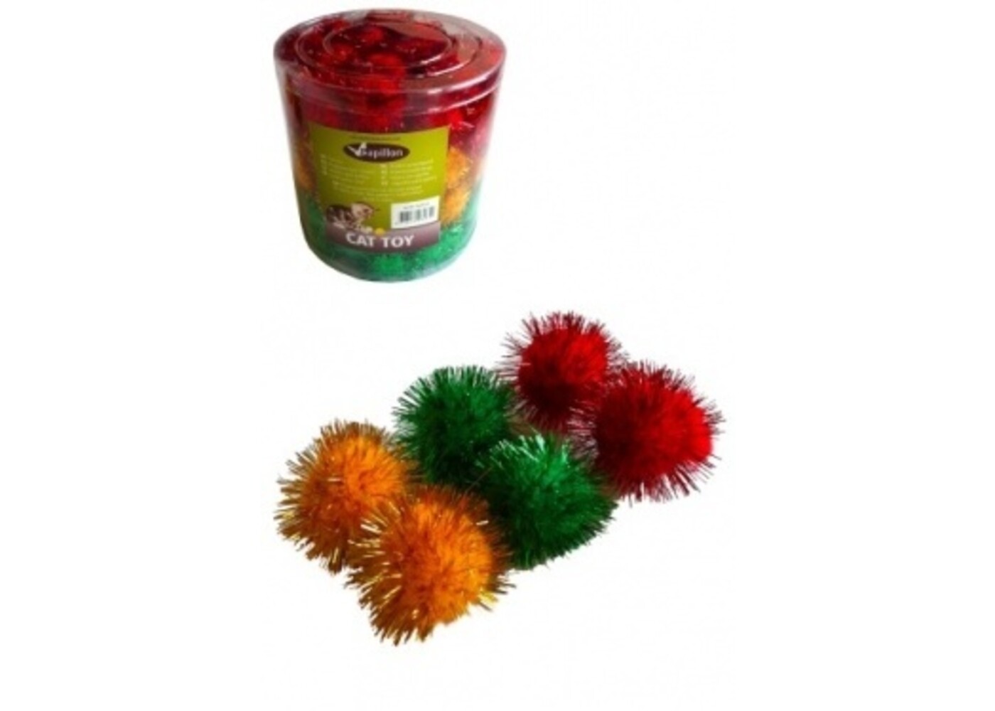 Papillon Pet Products Palla morbida di riccio 4 cm assortita