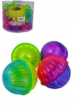 Papillon Pet Products Palla di plastica da 4 cm a 2 colori