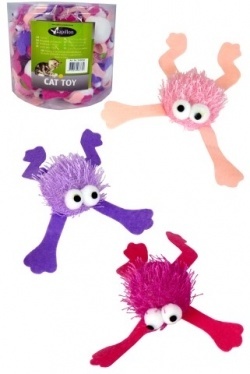 Papillon Pet Products Rana di peluche 10 cm a 3 colori