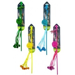 Papillon Pet Products Canna da pesca con pallina in filo metallico in 4 colori