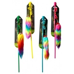 Papillon Pet Products Palo con topo piatto arcobaleno 15 cm