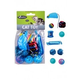 Papillon Pet Products Satz mit 10 Katzenspielzeugen