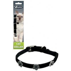 Papillon Pet Products Collare di velluto riflettente per gatti 10 mm x 28 cm