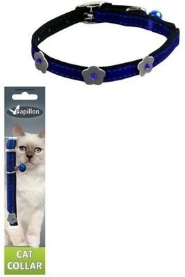 Papillon Pet Products Collare di velluto riflettente per gatti 10 mm x 28 cm