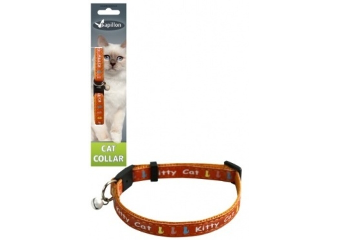 Papillon Pet Products Collare regolabile per gatti 10 mm x 21 - 33 cm Gattino