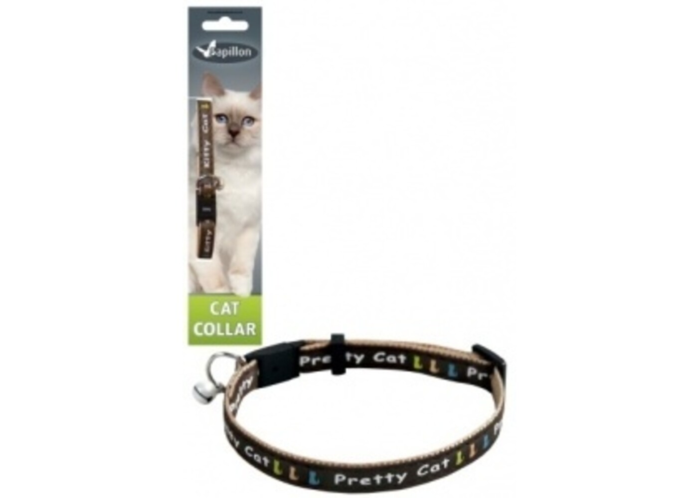 Papillon Pet Products Collare regolabile per gatti 10 mm x 21 - 33 cm Gattino