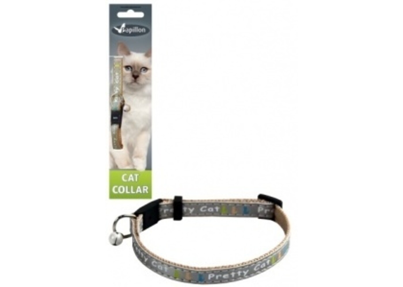 Papillon Pet Products Collare regolabile per gatti 10 mm x 21 - 33 cm Gattino