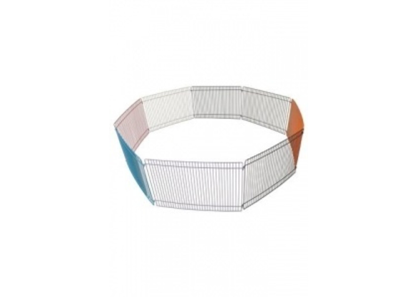 Papillon Pet Products Parco dei roditori 8 elementi colorati 34 x 23 cm