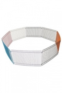 Papillon Pet Products Parco dei roditori 8 elementi colorati 34 x 23 cm
