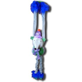 Papillon Pet Products Papillon Pluche muis met zilverfolie kraakgeluid en pieper