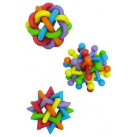 Papillon Pet Products Papillon Rubber multi-coloured balls