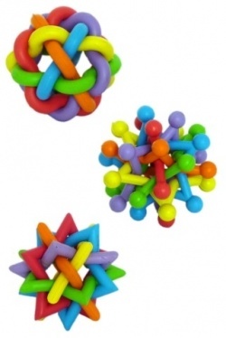 Papillon Pet Products Rubber multi-colour balls ass.