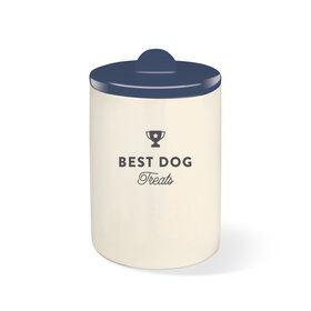Fringe studio Frangia - Vasetto in ceramica per croccantini Best Dog Navy