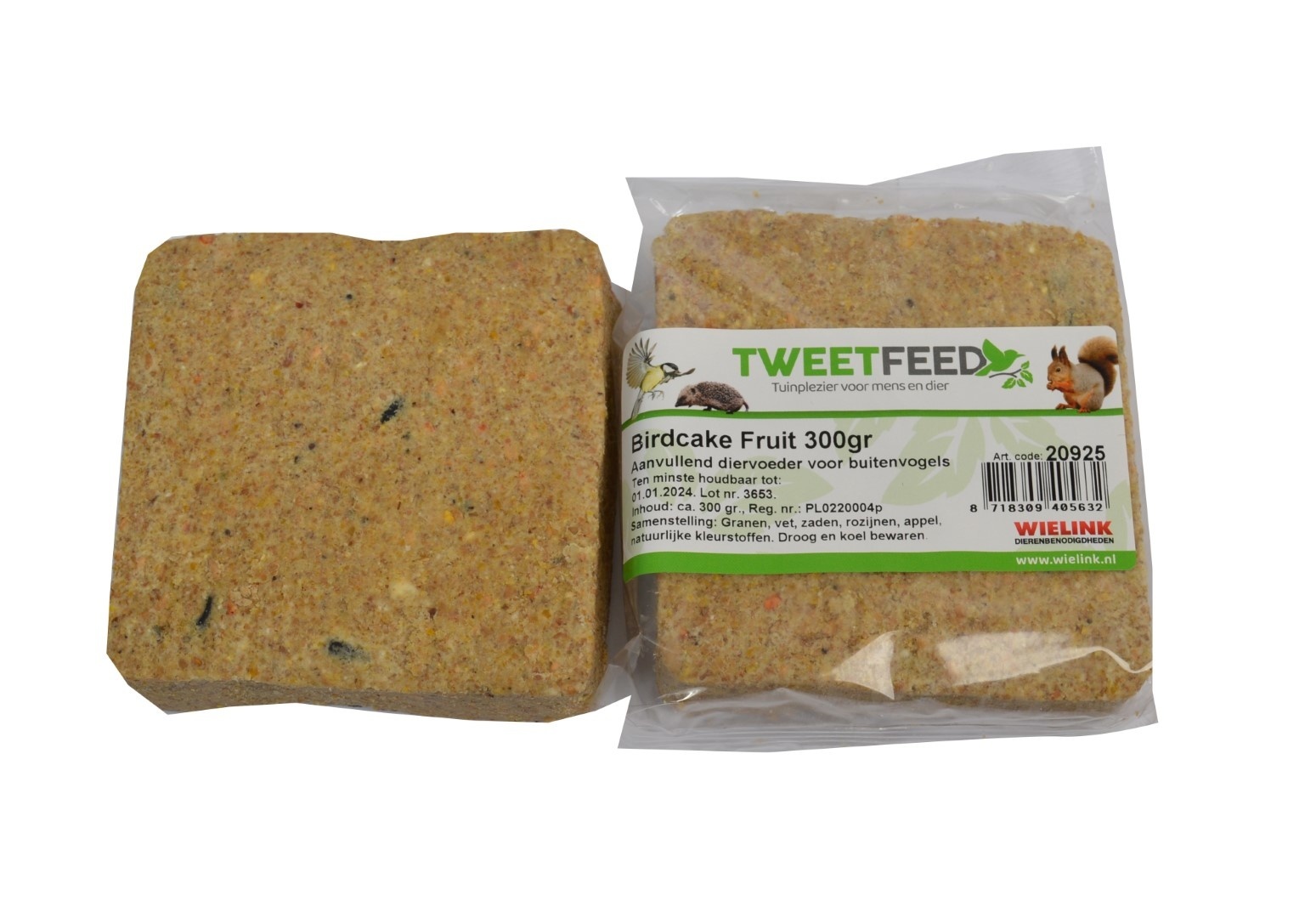 Tweetfeed Tweetfeed Birdcake Fruit 300gr