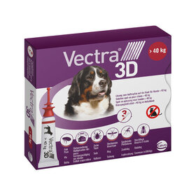 Ceva Vectra 3D cane XL 3 pipetta (>40 kg)   Da utilizzare entro il 08/2025