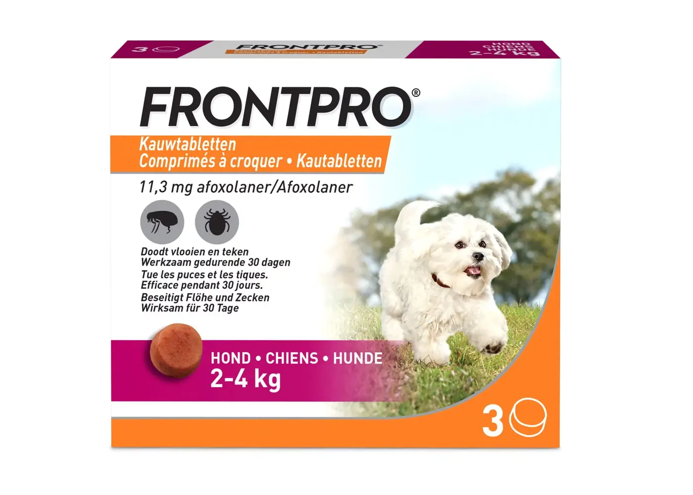 Frontline Frontpro Hund 2-4 Kg S