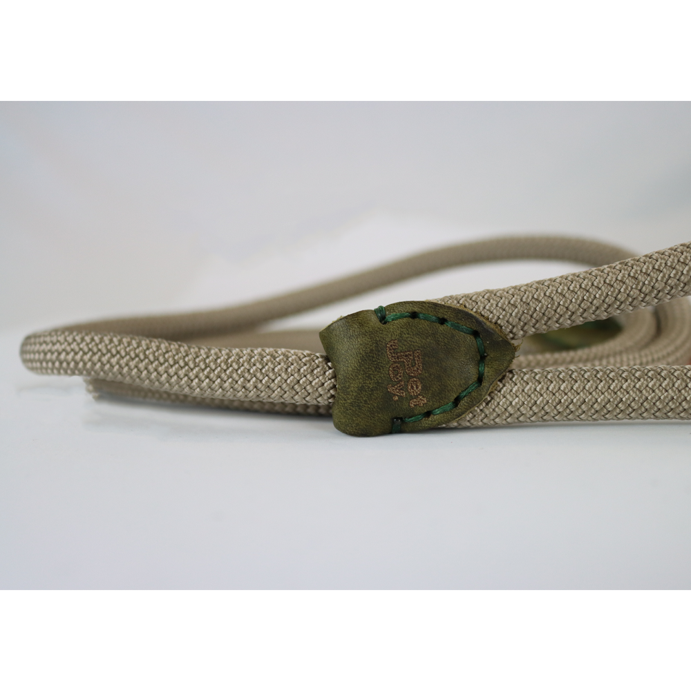 Pet-Joy Pet-Joy The DoggyWalker Rope Leash Tan Green