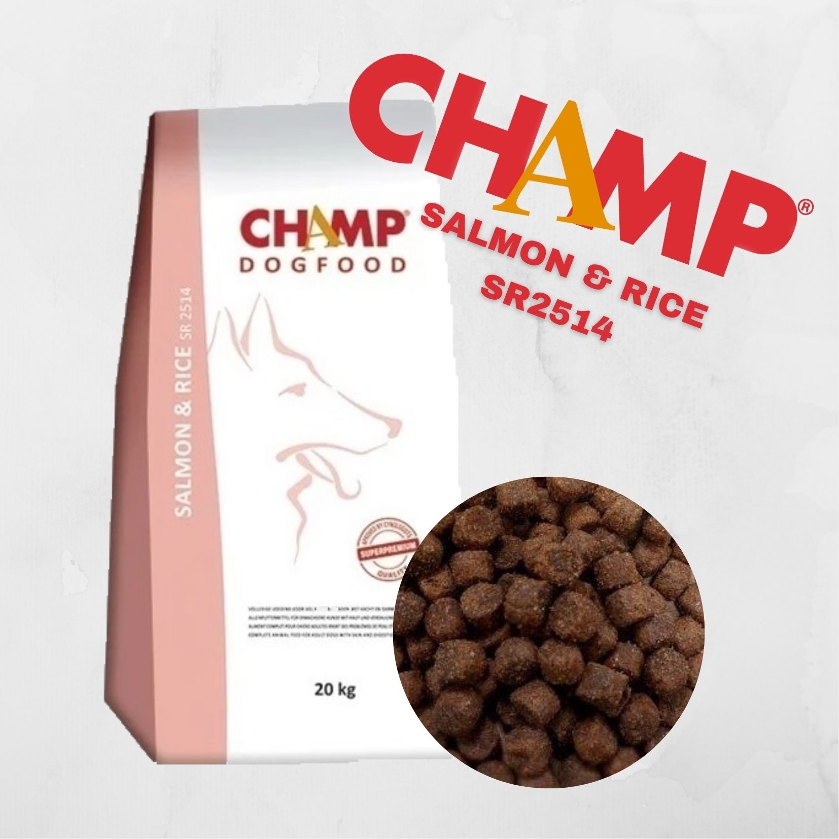 Champ Food Champ Premio Salmon & Rice 10kg