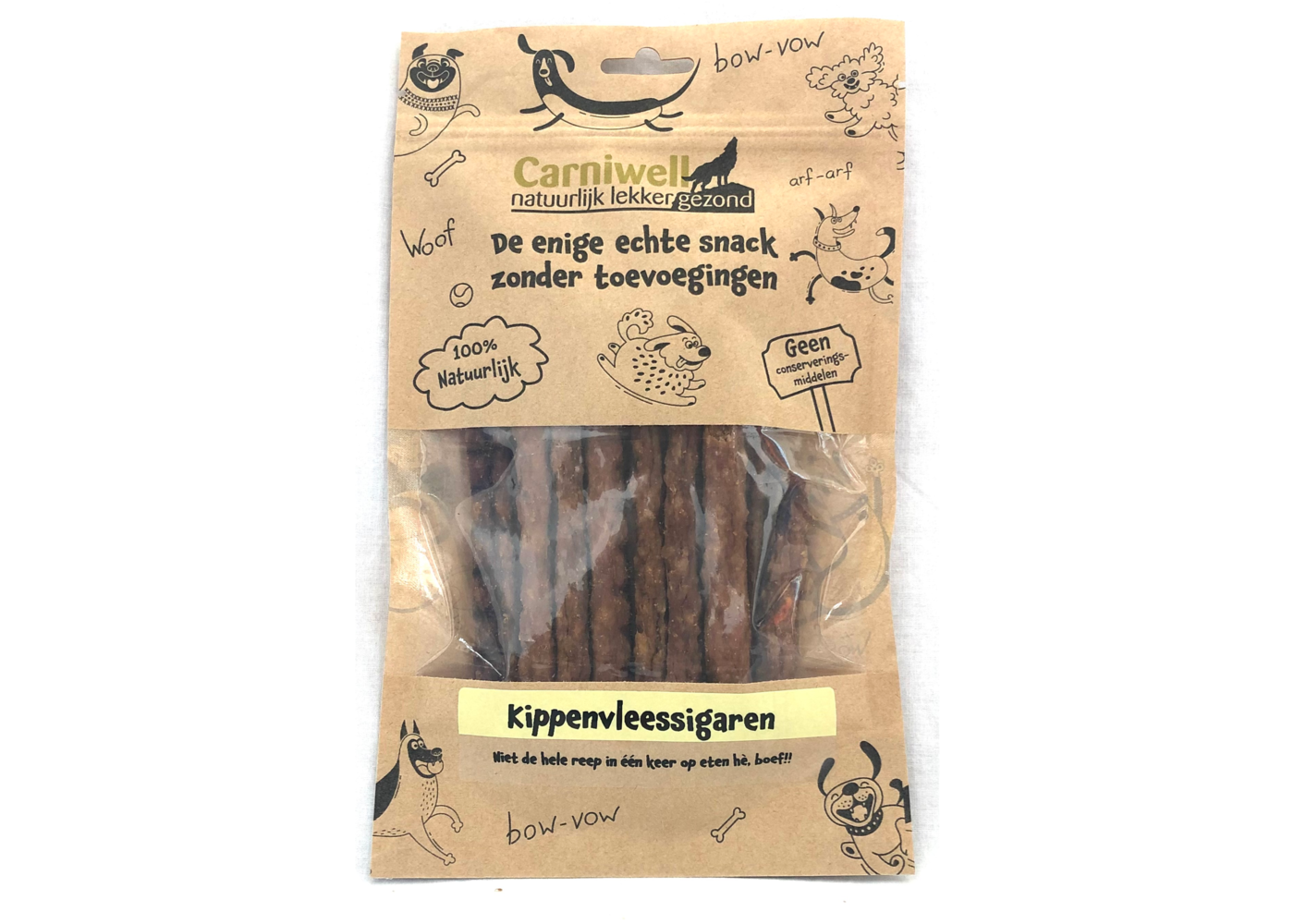 Carniwell Carniwell Cigares de viande de poulet 100g